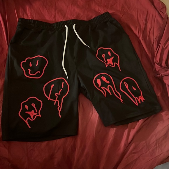 SHEIN smiley face shorts - Picture 1 of 1